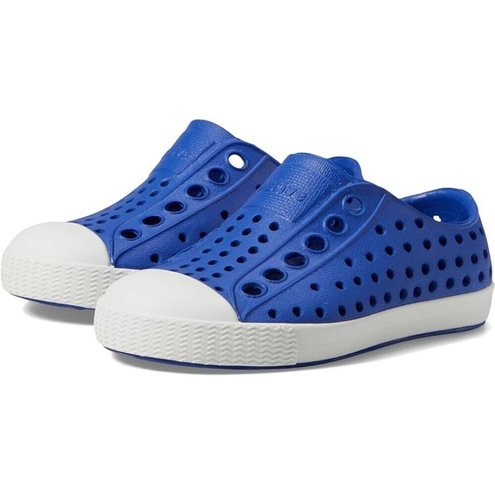 Native Shoes Jefferson 13111500-4900 Toddler Blue White Slip-On Shoes ZOGG1464